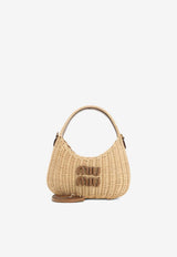 Miu Miu Wander Matelassé Leather Hobo Bag Beige 5BC125VOOOABVU_F0KFZ