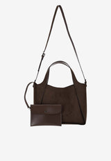 Stella McCartney Signature-Logo Tote Bag Brown 513860WP0547_2017