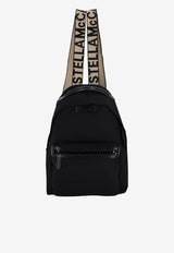 Stella McCartney Logo Strap Backpack Black 557859W8091_1063