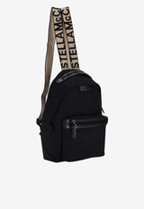 Stella McCartney Logo Strap Backpack Black 557859W8091_1063