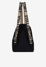 Stella McCartney Logo Strap Backpack Black 557859W8091_1063