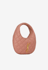 Saint Laurent Icarino Quilted Nappa Hobo Bag Pink 851689AAANG_5036
