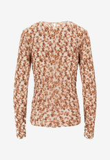 Isabel Marant Gladice Printed Top Multicolor HT0705FAC3K01I_10OE
