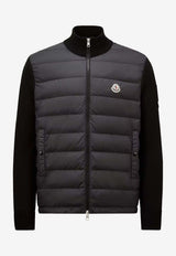 Moncler Logo-Patched Zip-Up Jacket Black L10919B00020M1115_999