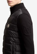 Moncler Logo-Patched Zip-Up Jacket Black L10919B00020M1115_999