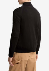 Moncler Logo-Patched Zip-Up Jacket Black L10919B00020M1115_999