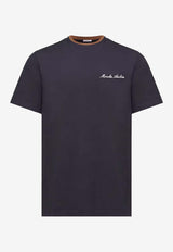 Moncler Signature Logo T-shirt Navy L10918C0001589AYY_742