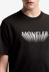 Moncler Printed Logo T-shirt Black L10918C0002289AYW_999