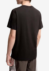 Moncler Printed Logo T-shirt Black L10918C0002289AYW_999