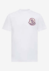 Moncler Logo Printed T-shirt White L10918C0003489B8U_00A