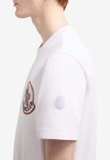Moncler Logo Printed T-shirt White L10918C0003489B8U_00A