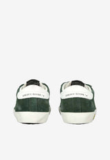 Golden Goose DB Kids Boys Old School Suede Sneakers Dark Green GJF00847F006904_35859
