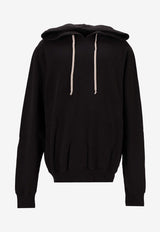 Rick Owens DRKSHDW Oversized Hooded Sweatshirt Black DU02E7262FSLP_09