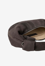 Lemaire Mini Fortune Croissant Shoulder Bag Brown BG0125LL0189_BR007