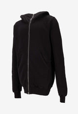 Rick Owens DRKSHDW Jumbo Gimp Zip-Up Sweatshirt Black DU02E7283FSL_09