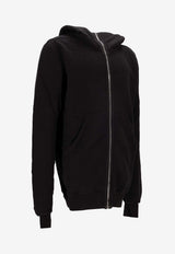 Rick Owens DRKSHDW Jumbo Gimp Zip-Up Sweatshirt Black DU02E7283FSL_09