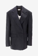P.A.R.O.S.H. Raisa Single-Breasted Blazer Blue D420326RAISA25_012
