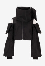 Rick Owens DRKSHDW Convertible Puffer Jacket Black DU02E7777NCV_09