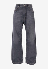 Rick Owens DRKSHDW Geth Wide-Leg Jeans Gray DU02E7351DGY_58