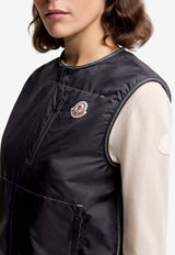 Moncler Alshain Zip-Up Vest Blue  L10931A0015053A5E_77B