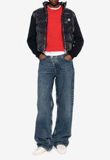 Moncler Logo-Patched Zip-Up Jacket Navy L10939B00023M7774_778