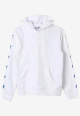 Golden Goose DB Kids Boys Star-Print Hooded Sweatshirt White GYP01270P000904_11796