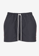 Thom Browne Tech Track Shorts Blue FTC520UF1066_415