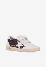 Golden Goose DB Ballstar Strap Glittered Low-Top Sneakers Multicolor GTF00501F007446_45327