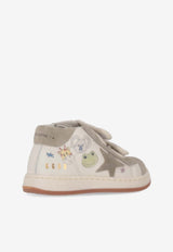 Golden Goose DB Kids June Suede Star Low-Top Sneakers Multicolor GJF00386F006107_10421