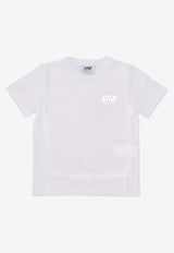 Golden Goose DB Kids Boys Star-Print Crewneck T-shirt White GKP02441P002248_10449