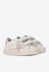 Golden Goose DB Kids Baby Girls Sneakers with Star-Print White GIF00166F007410_12266