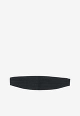 P.A.R.O.S.H. Satin Headband with Bow Black D000042POBLACK013