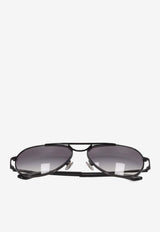 Golden Goose DB Aviator Carter Metal Sunglasses Purple GUA00670A000776_60630