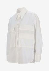 P.A.R.O.S.H. Buttoned Casual Shirt White D381273CANYOX25W_001