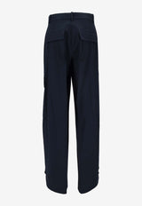 P.A.R.O.S.H. Cedro Cargo Buttoned Pants Blue D232462CEDRO_012