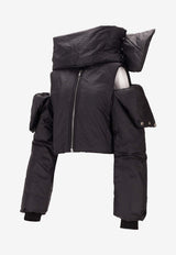 Rick Owens Concordians Convertible Cropped Jacket Black DS02E7727NP_09