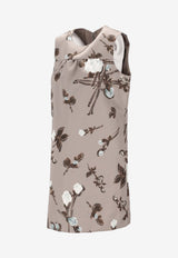P.A.R.O.S.H. Polfar Printed Mini Dress Multicolor D731369POLFAR_867