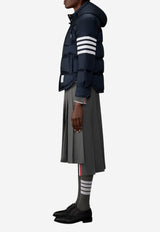 Thom Browne 4-bar Stripes Puffer Jacket Blue FBD076XF1095_415