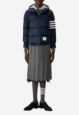 Thom Browne 4-bar Stripes Puffer Jacket Blue FBD076XF1095_415