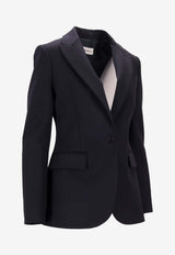 P.A.R.O.S.H. Liliuxy Notched Lapel Jacket Blue D420053LILIUXY25_012