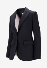 P.A.R.O.S.H. Liliuxy Notched Lapel Jacket Blue D420053LILIUXY25_012