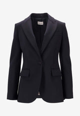 P.A.R.O.S.H. Liliuxy Notched Lapel Jacket Blue D420053LILIUXY25_012