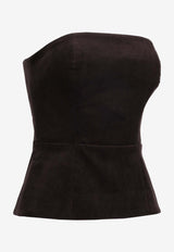 P.A.R.O.S.H. Clalu Knit Bustier Top Black D313319CLALU_086