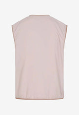 Moncler Alshain Zip-Up Vest Pink L10931A0015053A5E_50H