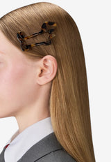 Thom Browne Hector Hair Clip Brown FHA013AG0002_210