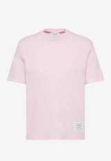 Thom Browne 4-bar Stripes Crewneck T-shirt Pink FJS207A00050_680