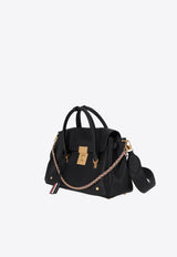 Thom Browne Bolton Grained Leather Top Handle Bag Black FAP483AL0105_001