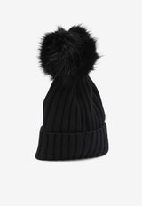 Moncler Wool Knit Beanie Black L10933B00020M1131_999