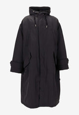 AMI PARIS Padded Parka Jacket Gray HJK823PA0035_020