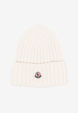 Moncler Wool Knit Beanie White L10933B00036A9327_030
